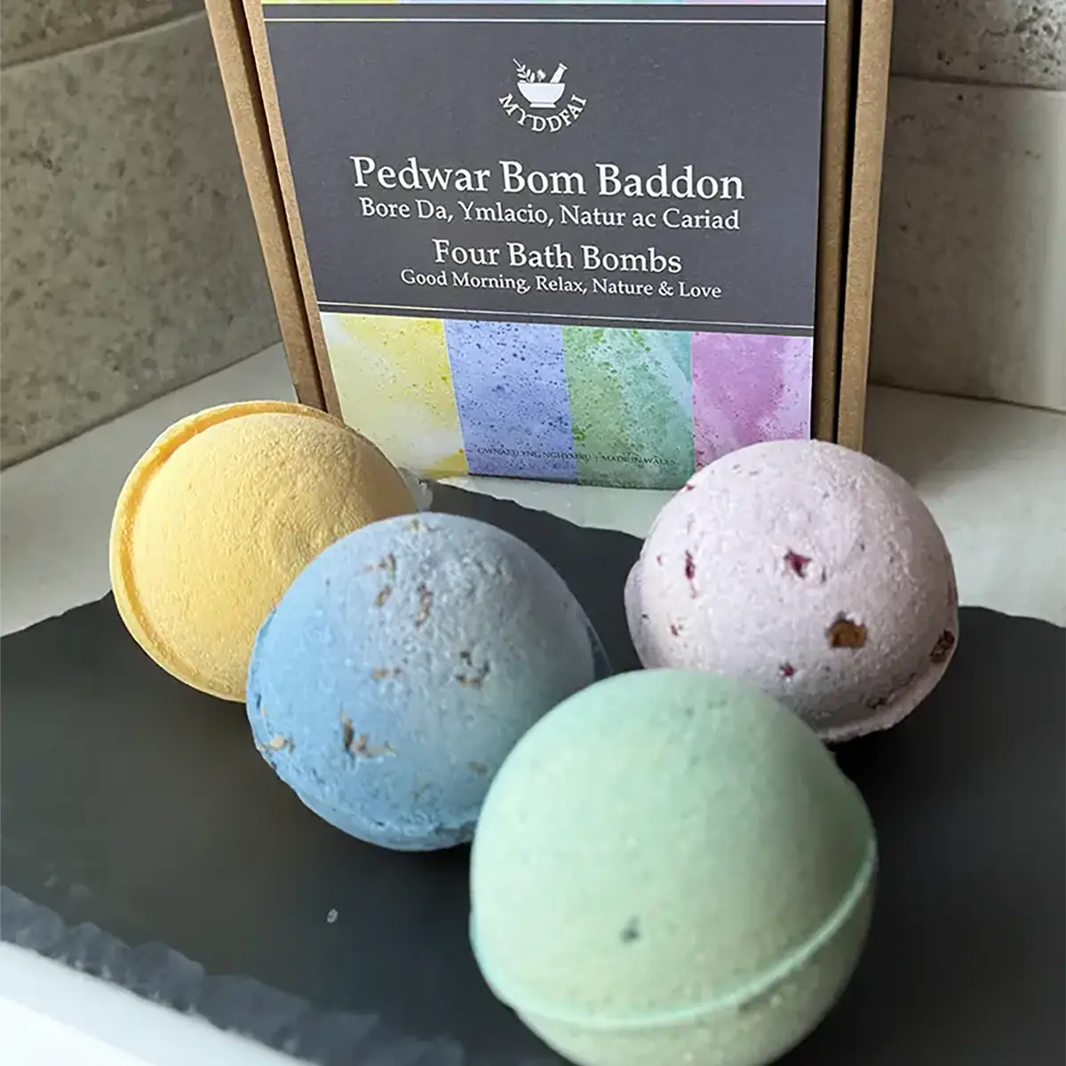 Four Bath Bombs