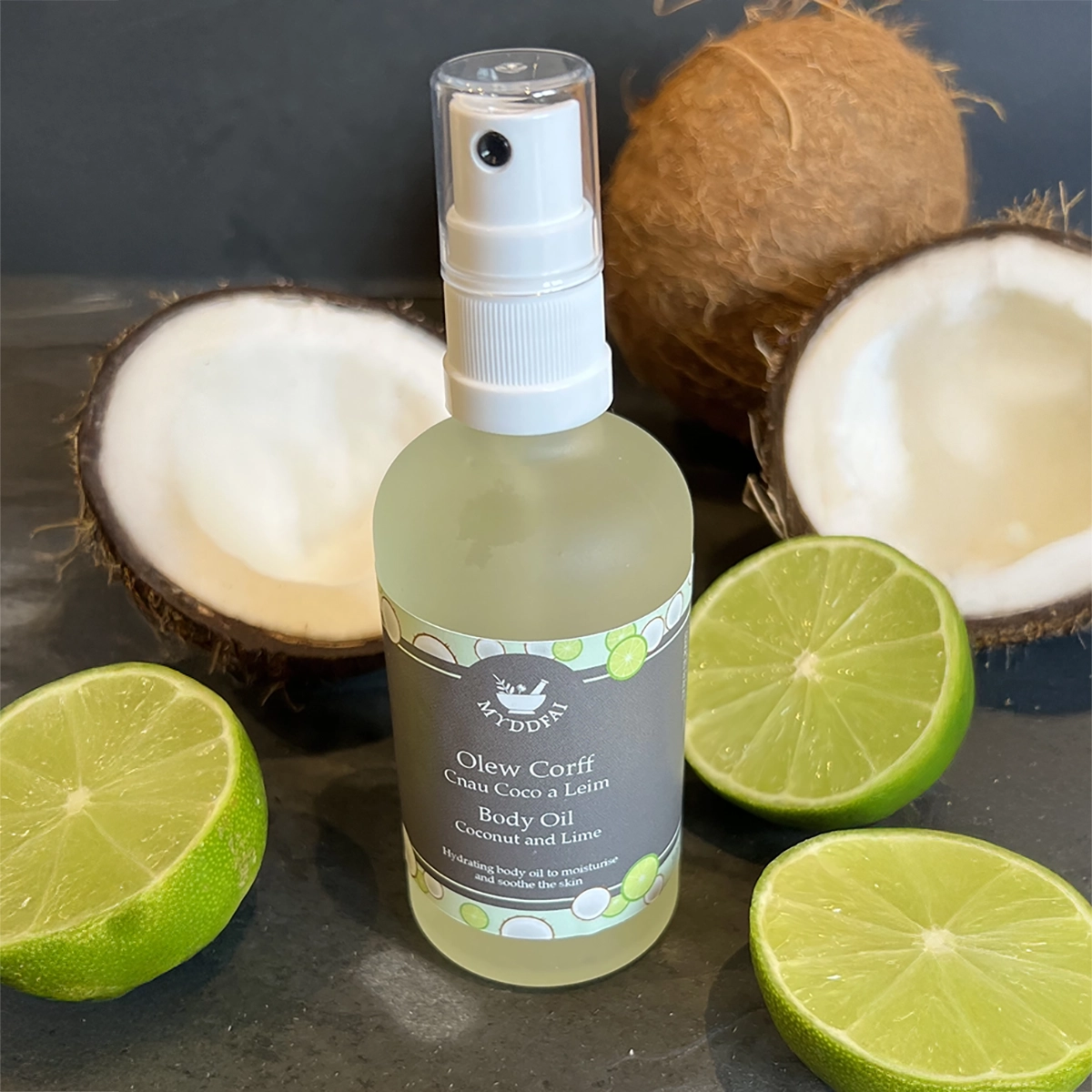 Body Oil Coconut and Lime