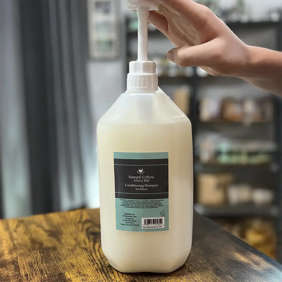 Conditioning Shampoo Awel y Môr (Sea Breeze 5L Refill)