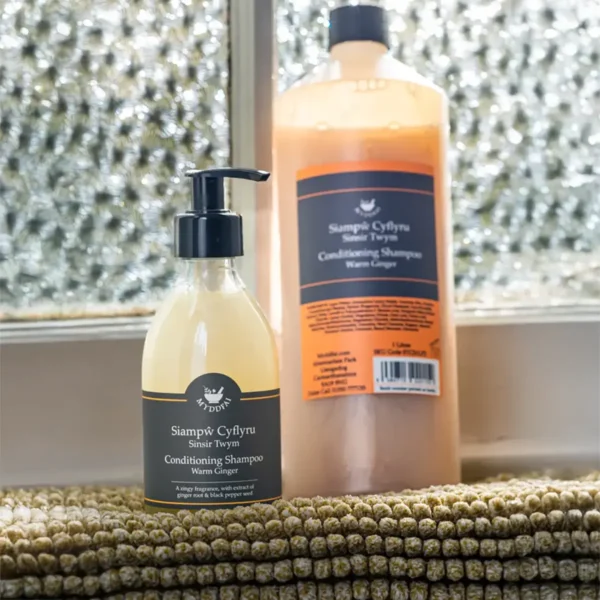Conditioning Shampoo Sinsir Twym (Warm Ginger, 250ml bottle with 1L refill)