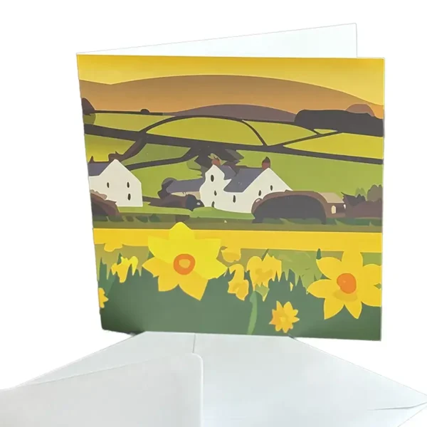 Greeting Card Spring Daffodil