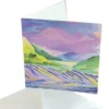 Greeting Card Lavender Field