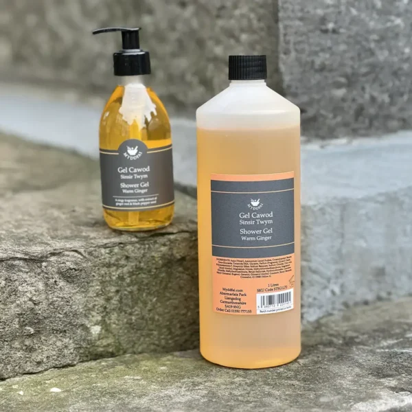 Shower Gel Sinsir Twym (Warm Ginger, 250ml bottle with 1L refill)