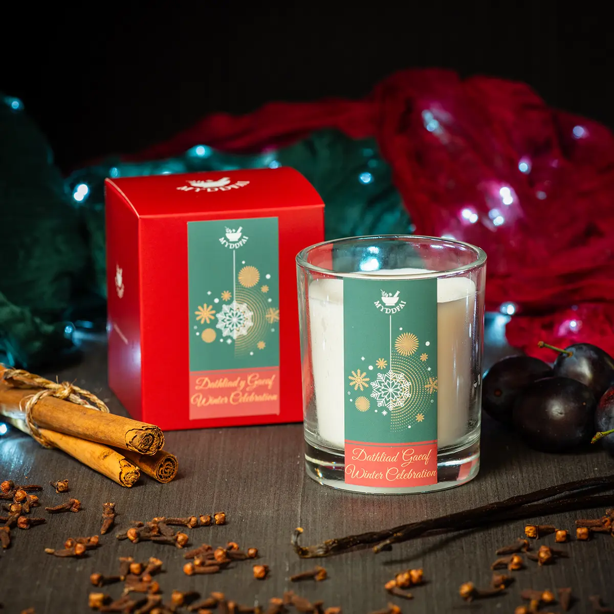 Winter Celebration Candle