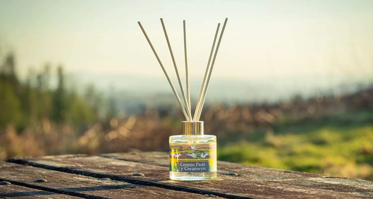 Our range of reed diffusers is proudly made in Wales and designed to fill your home with long-lasting, natural fragrance.