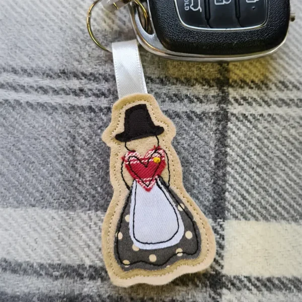 Welsh Lady Keyring
