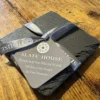 2 Square Welsh Slate Coasters