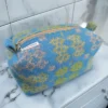 Welsh Tweed Wash Bag (Teal/Green)