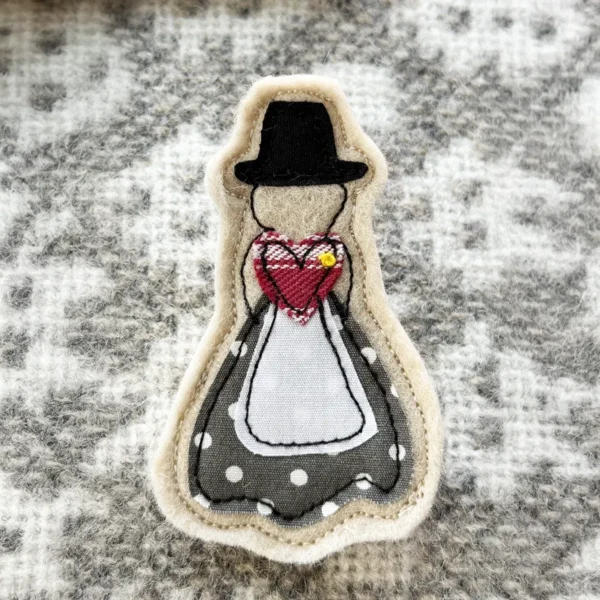 Welsh Lady Brooch